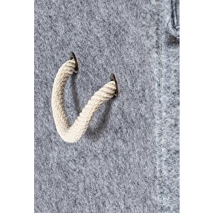 Keçe Kapaklı Çok Amaçlı Mega Kutu 55x41x30 Cm Gri