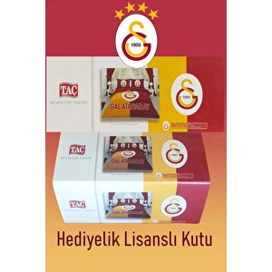 Galatasaray Parçalı Logo Çift Kişilik 7 Parça Yatak Seti - Nevresim Takımı + Yorgan + Yastık