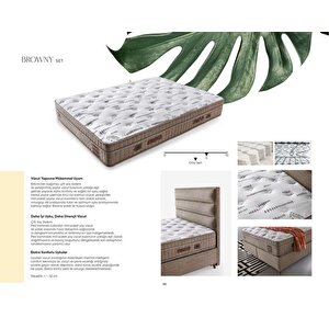Browny Tek Ki̇şi̇li̇k Yatak 100x200 cm