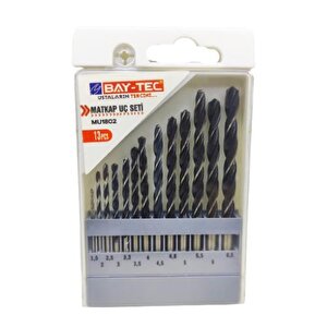 Bay-tec Mu1802 Metal Ahşap Hss Matkap Uç Seti Takımı 13 Parça