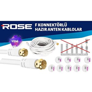 Rose 30metre Gold F Konnektörlü Anten Kablosu