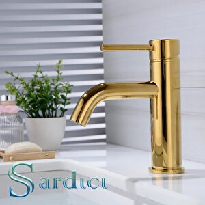 Alfa Serisi Gold Lavabo Bataryası Pirinç Dökümü