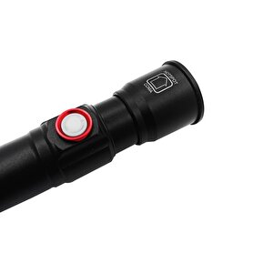 Usb Şarjlı Metal Zoom El Feneri Pt-4060