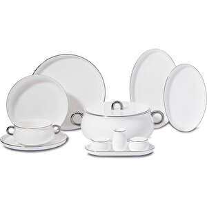 A8547 Aşiyan Collection 58 Parça Yuvarlak Yemek Takımı