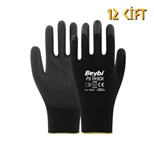 Beybi Elektrostatik Nitril Eldiven Pu Touch No: 10 - 12 Çift