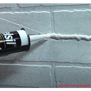 Selsil Silikonize Mastik Kahverengi̇ 500 Gr. - 5 Adet