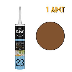 Yağmura Dayanıklı Silikonize Mastik Altın Meşe 485 Gr. - 1 Adet