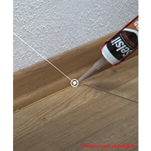 Yağmura Dayanıklı Silikonize Mastik Beyaz 485 Gr. - 5 Adet
