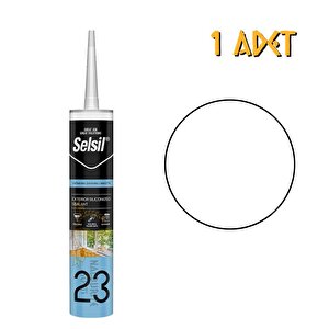 Yağmura Dayanıklı Silikonize Mastik Beyaz 485 Gr. - 1 Adet
