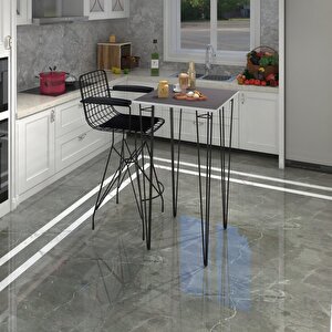 Knsz Masa Sandalye Takımı Hem105zengin Grisyh 060*060 1 Sandalye Syhsyh Kolçaklı