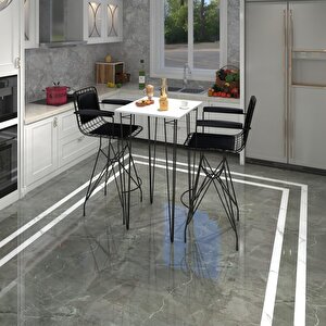 Knsz Masa Sandalye Takımı Hem105zengin Byzsyh 070*070 2 Sandalye Syhsyh Kolçaklı Sırt Minderli