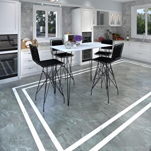 Knsz Masa Sandalye Takımı Hem105zengin Byzsyh 130*070 4 Sandalye Syhsyh Sırt Minderli