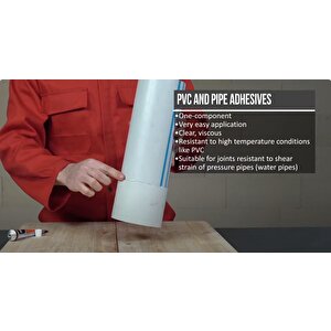 Takvegit Pvc Sert Plastik Yapıştırıcı 50 Gr.