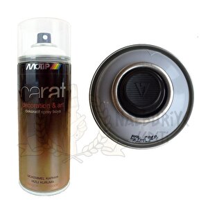 Carat Akrilik Sprey Boya Beton Gri̇ Parlak 400 Ml - Ral7040