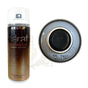 Carat Akrilik Sprey Boya Çakil Gri̇ Parlak 400 Ml - Ral7001