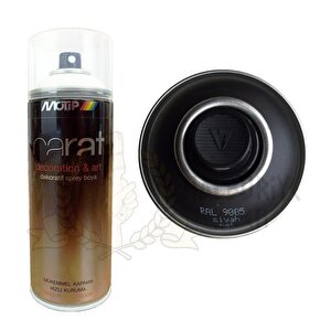 Carat Akrilik Sprey Boya Si̇yah Mat 400 Ml - Ral9005