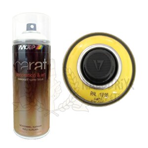 Carat Akrilik Sprey Boya Sarı Parlak 400 Ml - Ral1018