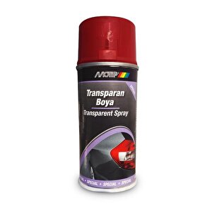 Transparan Sprey Boya Kırmızı 150 Ml - Stop Boyası