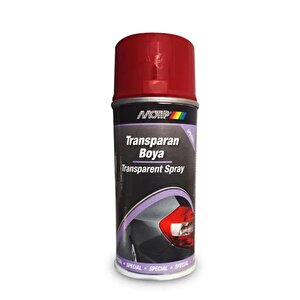 Transparan Sprey Boya Kirmizi 400 Ml - Stop Boyası