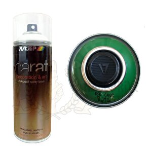 Carat Akrilik Sprey Boya Yaprak Yeşi̇l Parlak 400 Ml - Ral6002