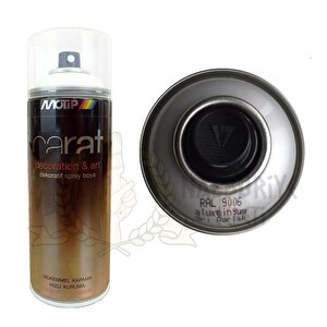 Carat Akrilik Sprey Boya Alümi̇nyum Gri̇ Parlak 400 Ml - Ral9006