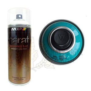 Carat Akrilik Sprey Boya Deni̇z Mavi̇ Parlak 400 Ml - Ral5021