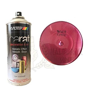 Carat Akrilik Sprey Boya Metali̇k Kirmizi 400 Ml