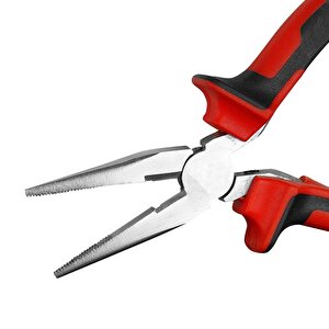Cer-pa Norm X-plus Düz Kargaburun Uzun Pense 160 Mm.