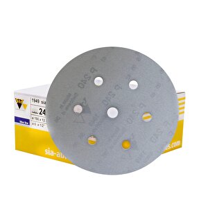 Sia 1949 Hookit 7 Delikli Cırt Zımpara 150 Mm - P100 Kum - 10 Adet