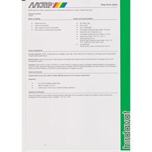 Silikonlu Kalıp Ayırıcı Sprey 400 Ml.