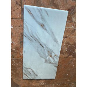 60x30cm Shiny Alaca Renkli Mermer Desen Yapışkanlı Karavan Prefabrik Banyo Wc Duvar Kaplama Paneli