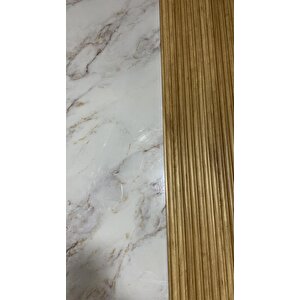 16x290cm 1 Adet Atc Gold Prefabrik Ofis Konut Dekoratif Pvc Kaplama Lambiri Duvar Paneli