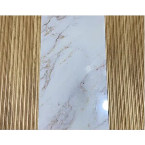 16x145cm 1 Adet Atc Gold Prefabrik Ofis Konut Dekoratif Pvc Kaplama Lambiri Duvar Paneli