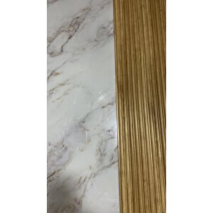 16x145cm 1 Adet Atc Gold Prefabrik Ofis Konut Dekoratif Pvc Kaplama Lambiri Duvar Paneli