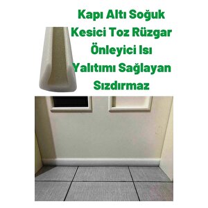 Şeker Portakalım 3 Adet Beyaz Geçmeli Kapı Altı İzolasyon Süngeri Isı Yalıtım Soğuk Hava Kesici Böcek Ve Toz Önleyici