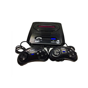Sega Mega Drive 2 48 Oyunlu Efsane Retro Oyun Konsolu 16-bit Çift Kol