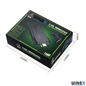 Winex Arcade Yeni 4khd Retro Game Stick 90 Lı Yıllar Atari Makinası Oyunları 5742 Oyunlu Konsol