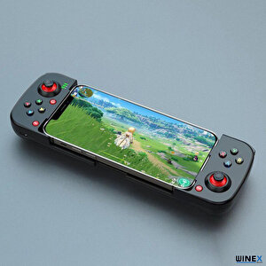 Android İos Harmonyos Switch Androidtv Windows Akıllı Bluetooth Teleskopik Gamepad Joystick Siyah D3