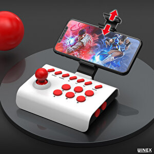 Winex Bsp-y01 Joystick N-switch/ps3/ps4/pc/android/i̇os/tv Retro Oyun Konsolu Joystick Beyaz