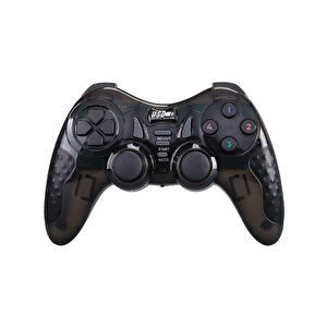 Winex 7in1 Pc/ps2/ps2/ps3/pc360/tv/tvbox/android Cihazlar Ile Uyumlu Kablosuz Gamepad Siyah