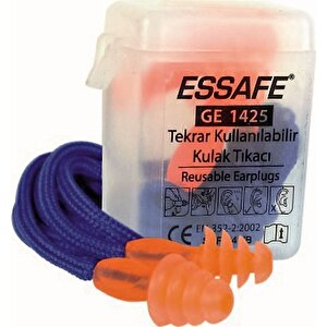 Essafe Ge-1425 Kordonlu Kulak Tıkacı 5 Adet