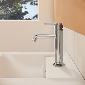 Vitra Origin Classic Lavabo Bataryası A42880 Üstten Kumandalı - Krom