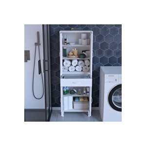 Emir Era 55 X 173 X 32,5 Cm Kapaklı Ve Çekmeceli Çok Amaçlı Banyo & Mutfak Dolabı