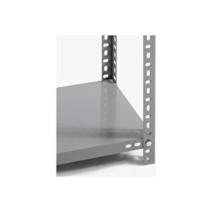 ®3 Katlı  5 Li Bitişik Çelik Raf Galvaniz Raf Arşiv Rafı Depo Rafı  Kiler Rafı 59x93x200 Dx51 Kalite 59x93x200 cm