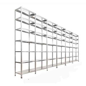 ®7 Katlı  6 Lı Bitişik Çelik Raf Galvaniz Raf Arşiv Rafı Depo Rafı  Kiler Rafı 43x93x200 Dx51 Kalite 43x93x200 cm