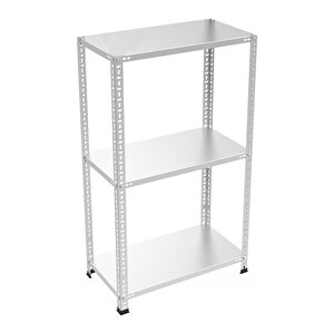 ®3 Katlı Çelik Raf Galvaniz Raf Arşiv Rafı Depo Rafı  Kiler Rafı 43x60x100 Dx51 Kalite 43x60x100 cm