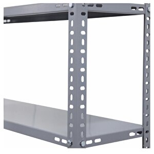 ®6 Katlı Çelik Raf Galvaniz Raf Arşiv Rafı Depo Rafı  Kiler Rafı 43x60x250 Dx51 Kalite 43x60x250 cm