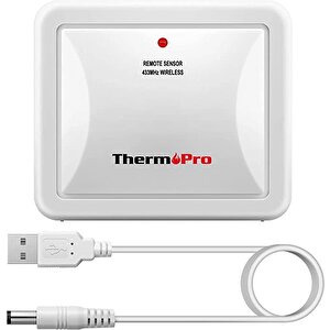 Thermopro Tx-4 Bağlantılı Su Geçirmez Verici Ek Dış Mekan Ilave Sensörü