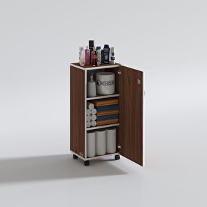 Mutfak Dolabı Zehra 108*030*032 Cvz Kilitli Tekerlekli Banyo Evrak Ofis Kitaplık Ayakkabılık Kiler