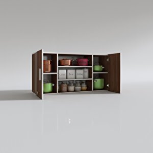 Kenzlife Hazır Mutfak Honnor32 Cvz 060*120*32 Mutfak Banyo Dolabı Kapaklı Raflı